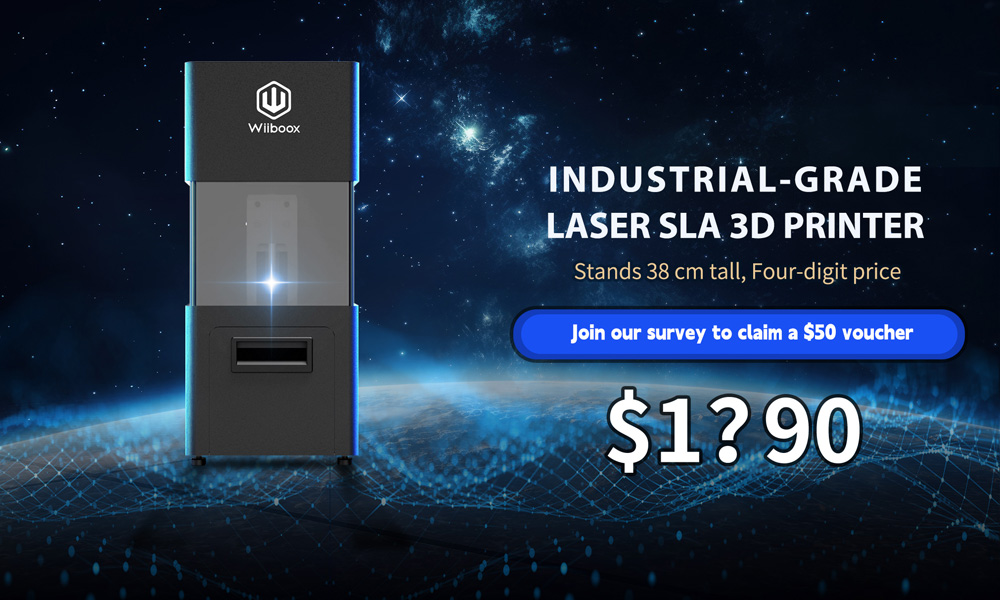 Industrial-Grade Laser SLA 3D Printer
